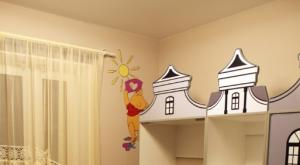 Выдвижная кровать для двоих детей Дизайн детской с выкатной кроватью
